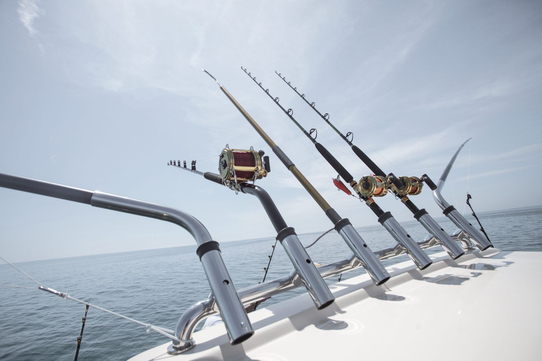 Fishing reels and rods