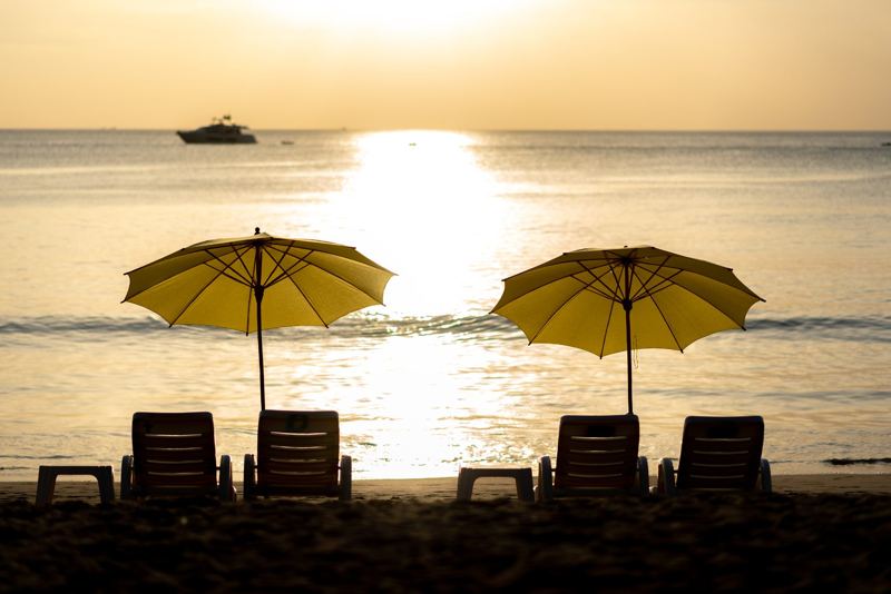 Beach chairs